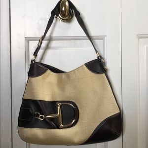 Authentic Gucci Natural Fiber Shoulder Bag